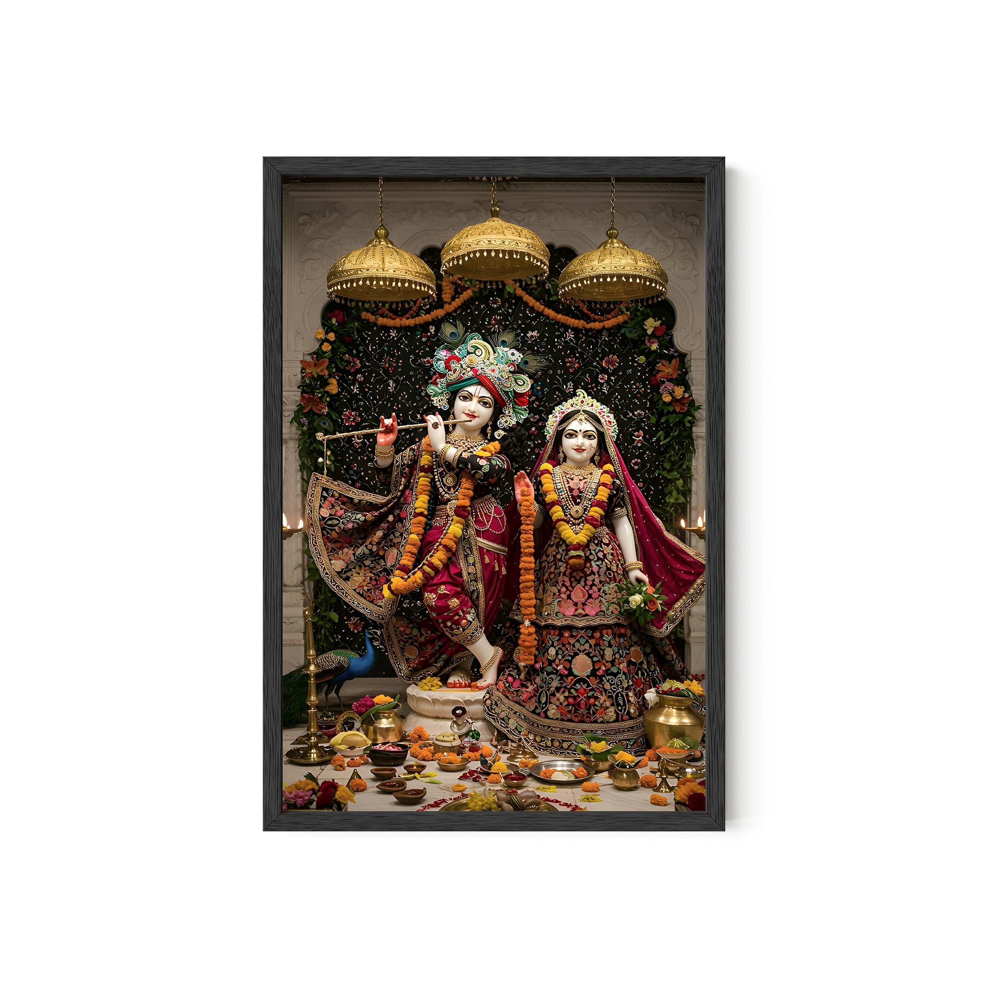 Radha Krishna Photo Frame | Home Decor | 12x18 inch